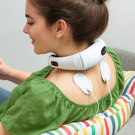 Masajeador de cuello y espalda electromagnético